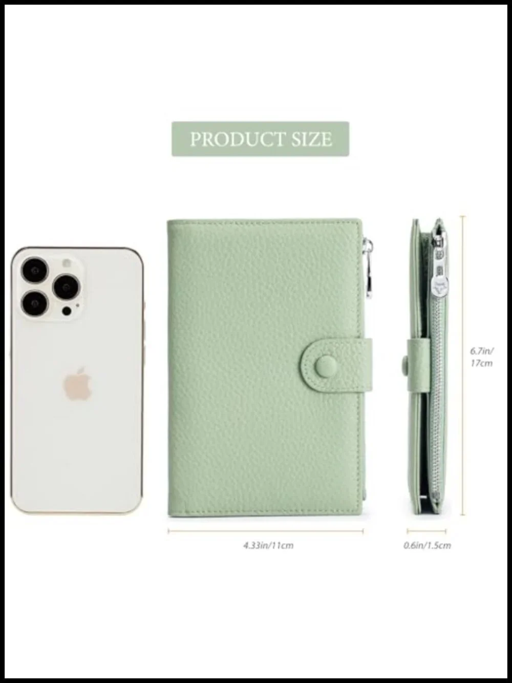 N/A slim leather